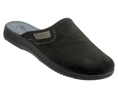 Kapcie męskie z miękką wkładką, Inblu DG-82U czarne