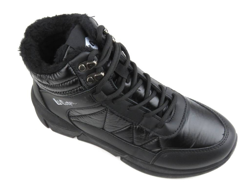 Trapery, śniegowce damskie sportowe - LEE COOPER LCJ-23-44-1984L, czarne