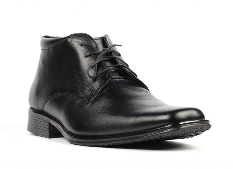 Skórzane Trzewiki męskie Casarini 203, brązowe