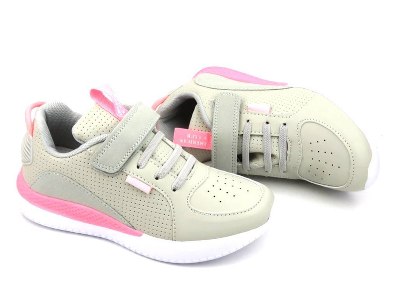 Buty dziecięce sportowe American Club RL 72/23, szare