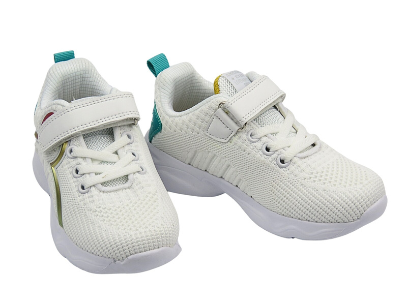 Buty dziecięce sportowe - American Club RL 82/22 RL 81/22, białe