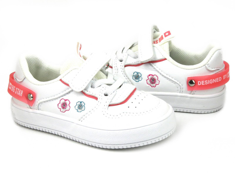 Buty sportowe dla dziewczynki - Big Star JJ374082, białe