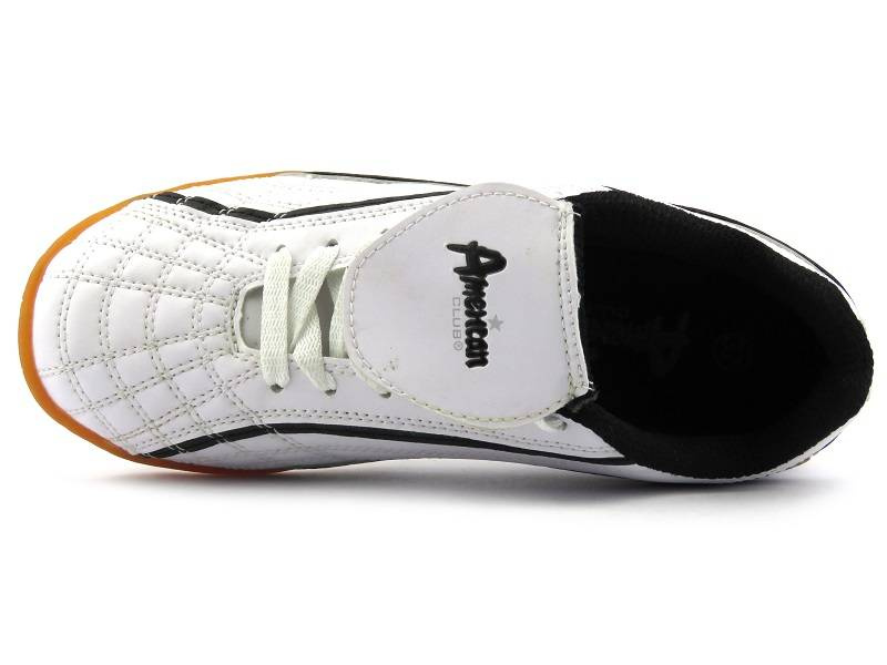 Buty dziecięce sportowe z kauczukową podeszwą - American Club AX1239, białe