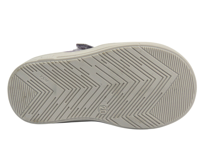 Trzewiki, półbuty dziecięce na rzepy - Jamet 1102, fioletowe