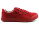 Trampki damskie z tkaniny - Lee Cooper 21-31-0004L, czerwone