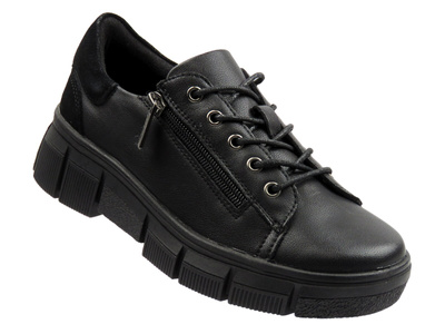 Półbuty damskie czarne Cambell 25-19305