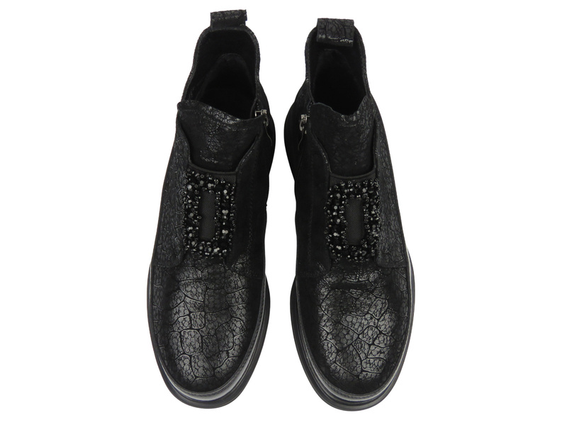 Stylowe botki damskie Cambell 25-60320, czarne