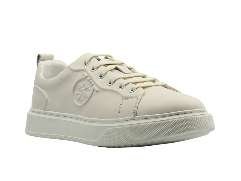 Sneakersy męskie sznurowane białe John Doubare 23Q9001