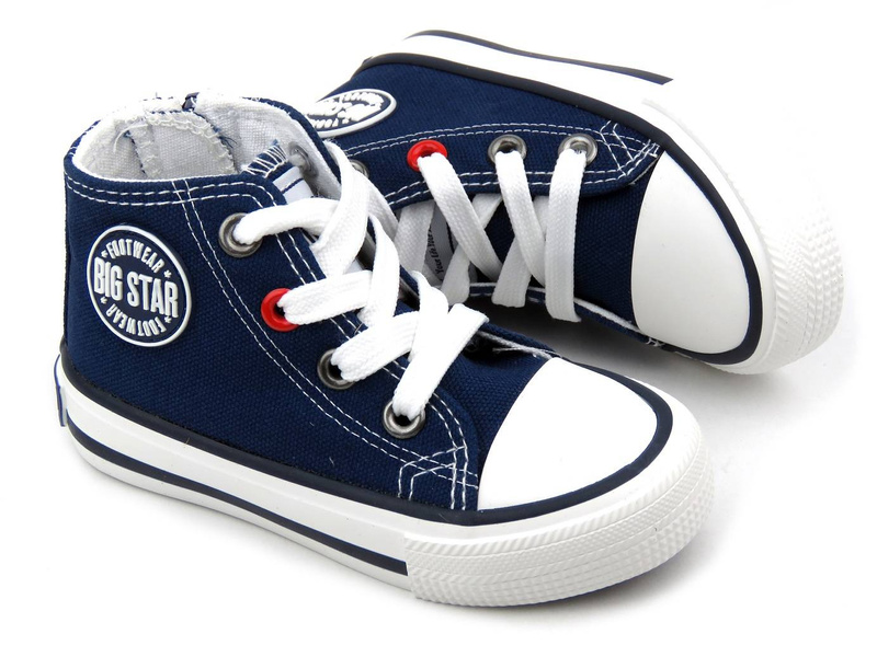 Trampki dziecięce za kostkę - BIG STAR HH374085, granatowe