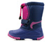 Śniegowce dziecięce AMERICAN CLUB CL09/21, granatowo-różowe z księżniczką