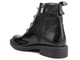 Botki damskie skórzane na klocku - VENEZIA 00140436R, czarne