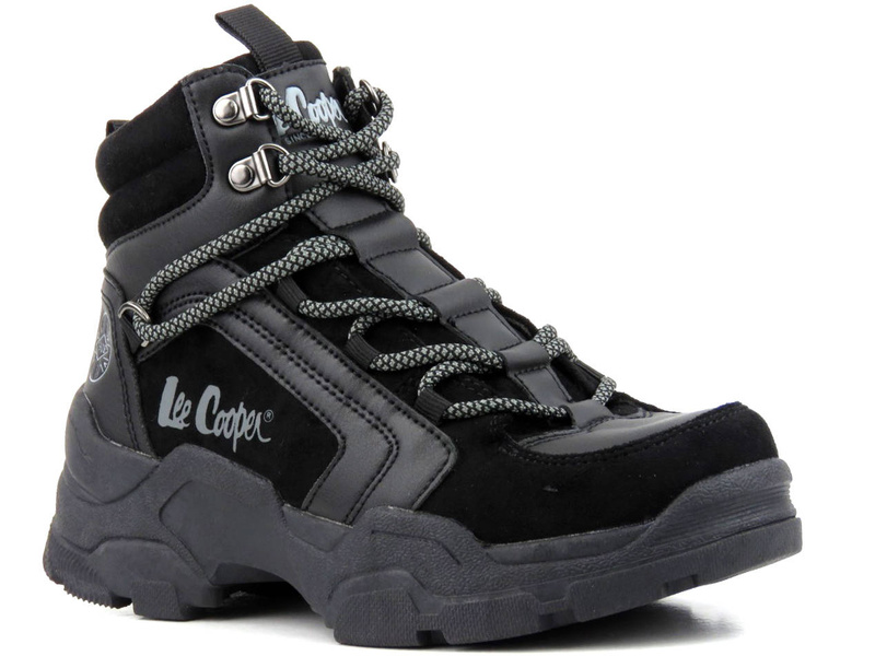Trapery, śniegowce damskie sportowe - LEE COOPER 22-31-1441L, czarne