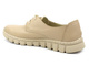 Lekkie, wygodne półbuty damskie skórzane - Helios Komfort 417, jasny beż