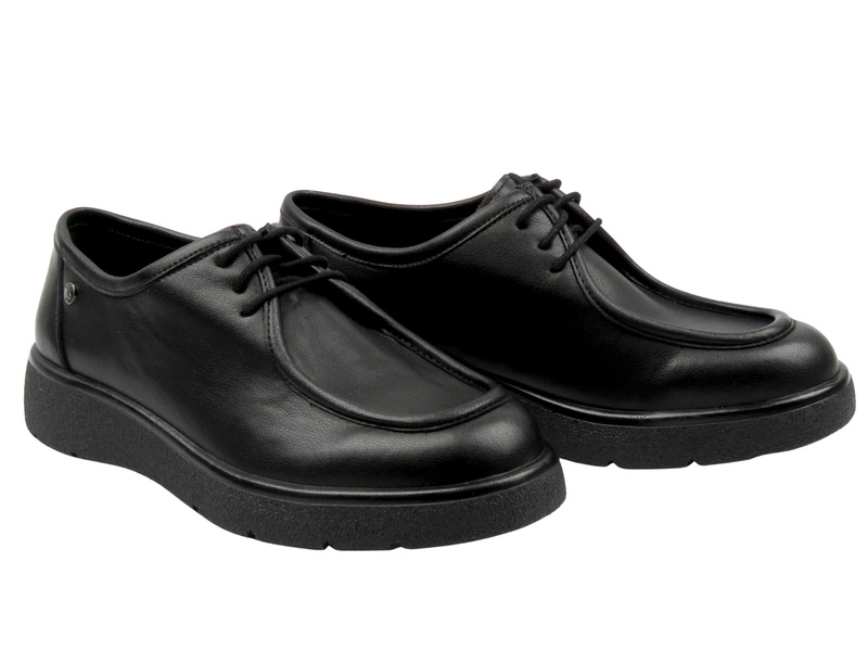 Skórzane półbuty damskie czarne Maciejka K7189-01/00-1