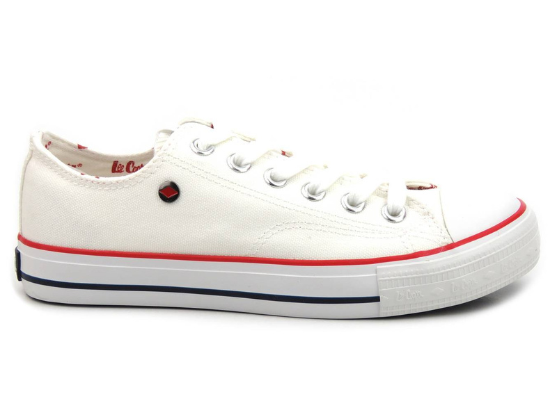 Trampki damskie brytyjskiej marki LEE COOPER 22-31-0875L, białe