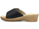 Klapki damskie na rzep - INBLU 26-79, czarne
