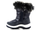 Śniegowce, buty zimowe dziecięce - WOJTYŁKO 21034, granatowe