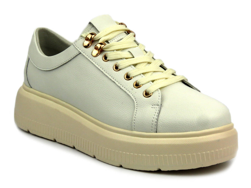 Buty sportowe, sneakersy damskie wsuwane - VENEZIA GR23810, beżowe