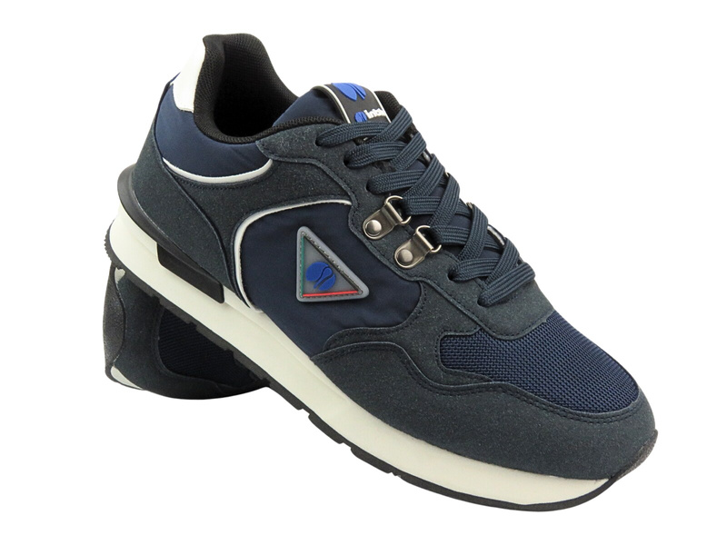 Sznurowane buty męskie sportowe niebieskie Inblu IU-16 