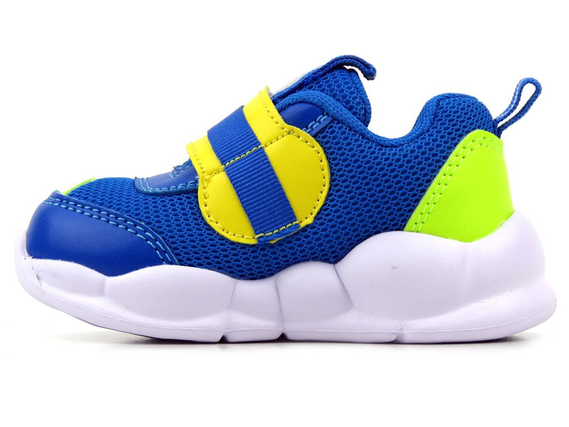 Buty sportowe dziecięce z samochodzikiem - BEFADO 516P093, niebieskie