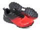 Buty męskie trekkingowe z Softshell - DK VB16571, czarno-czerwone