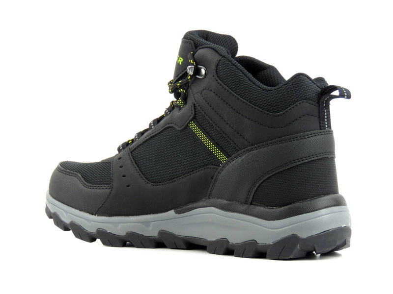 Trekkingi męskie z membraną TEX - RIEKER 670019-01, czarne