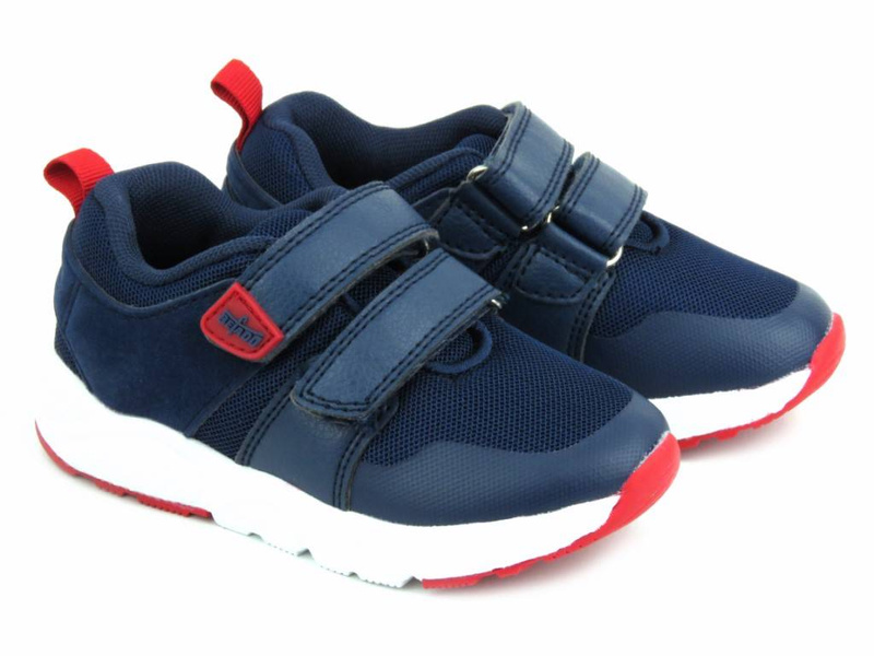 Buty sportowe dziecięce, sneakersy BEFADO 516Y251, granatowe