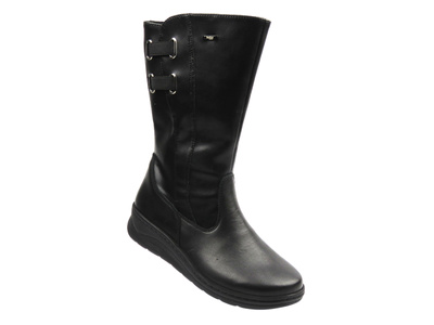 Wygodne botki damskie Helios Komfort 784, czarne