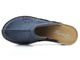 Wygodne klapki damskie na koturnie - HELIOS Komfort 624, granat 2