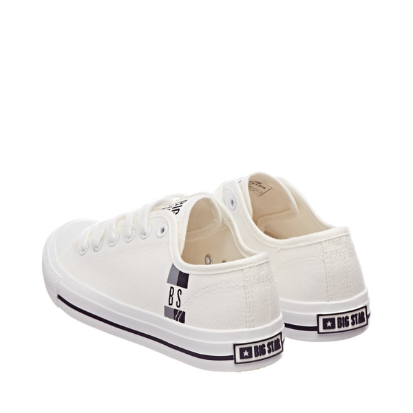 Trampki damskie, buty sportowe Big Star HH274109, białe