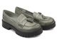 Półbuty, loafersy damskie Maciejka 5497S-35, szare
