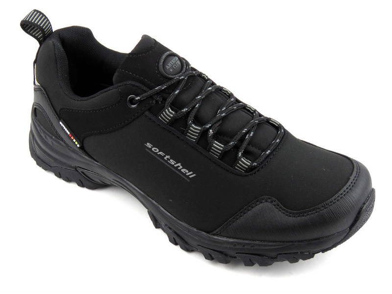 Trekkingi męskie - AMERICAN CLUB Softshell WT48/22, czarne