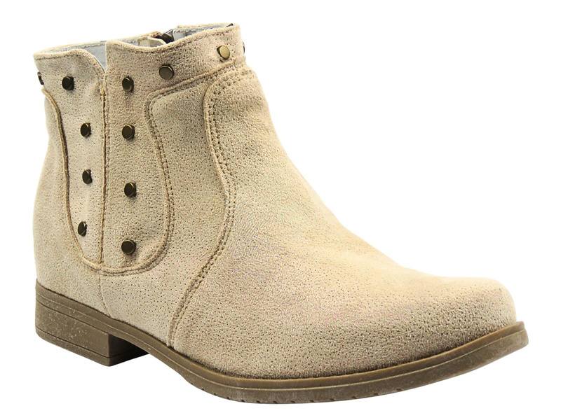 Trzewiki dziecięce dziewczęce beżowe KORNECKI 06660