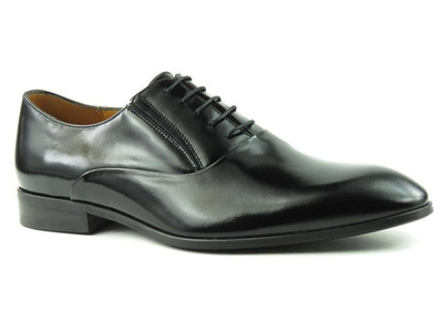 Lotniki męskie wizytowe CONHPOL 7866, czarne