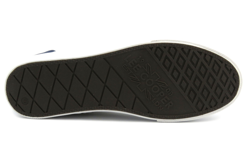 Wygodne trampki męskie - Lee Cooper LCW-24-02-2140, białe