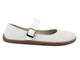 Barefoot skórzane minimalistyczne półbuty damskie Nika Komfort 1445, biały 2