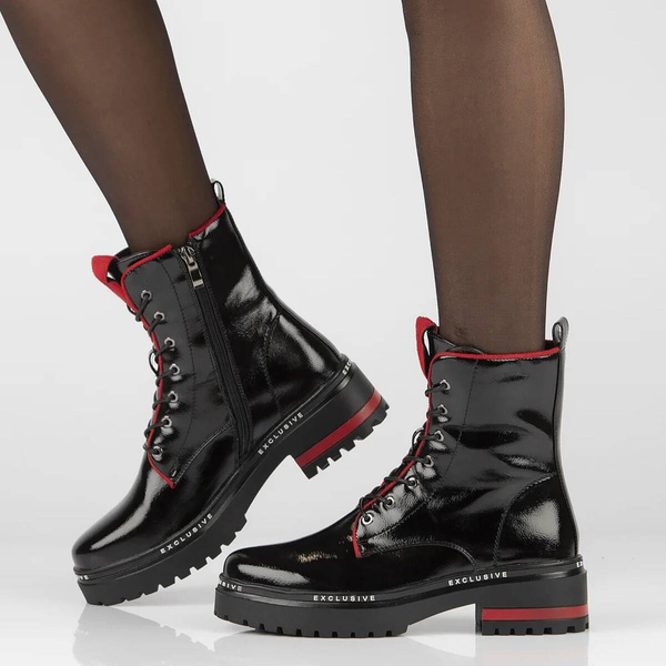 Trapery, glany damskie - Filippo DBT3108/23 czarne