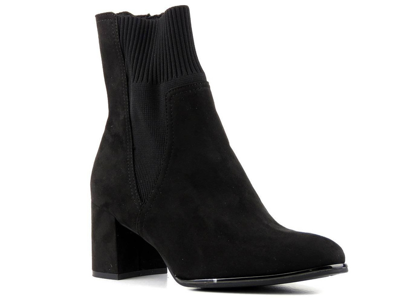 Botki, sztyblety damskie MARCO TOZZI 25352, czarne