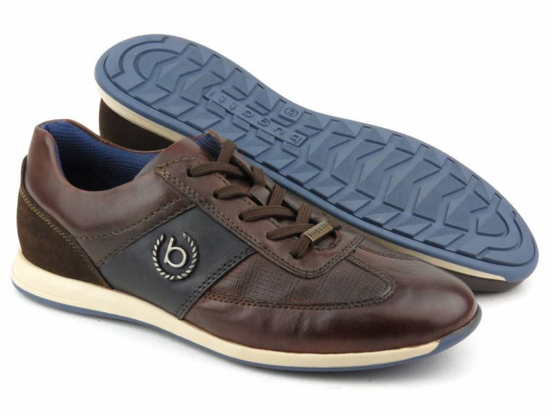 Sneakersy męskie, buty sportowe BUGATTI 312-A9Q02-4100, brązowe