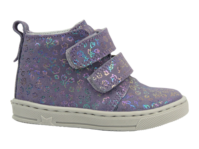 Trzewiki, półbuty dziecięce na rzepy - Jamet 1102, fioletowe