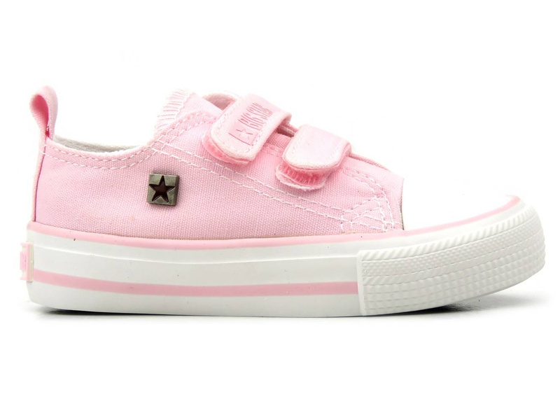 Trampki dziecięce na rzepy - BIG STAR HH374099, różowe