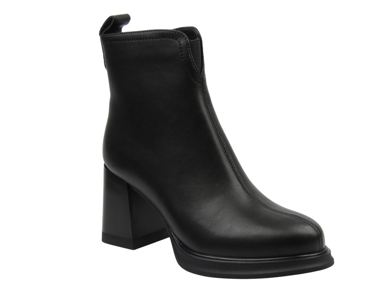 Botki damskie Cambell 25-60304, czarne