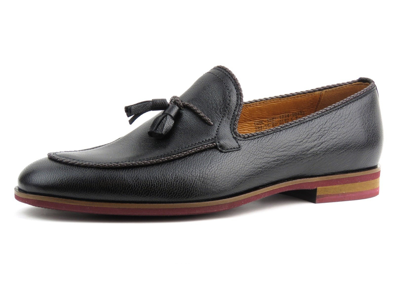 Loafersy męskie z chwostami Conhpol 5607