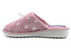 Miękkie kapcie damskie w groszki - INBLU SNOP, różowe