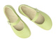 Barefoot skórzane minimalistyczne półbuty Helios Komfort 471, limonkowe