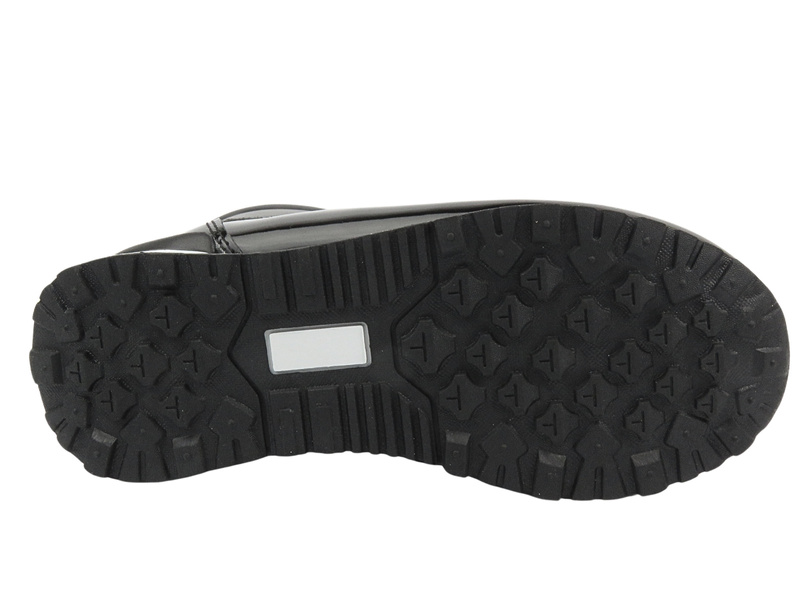 Śniegowce Dziecięce Na Rzepy AMERICAN CLUB ES 145/23 Czarne Na Rzepy