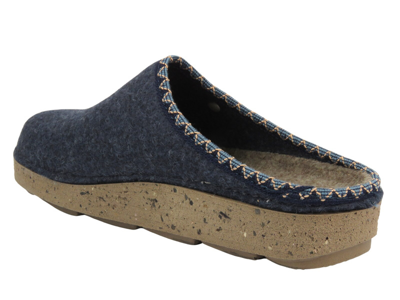 Kapcie damskie - INBLU ED-18, szaro-niebieskie