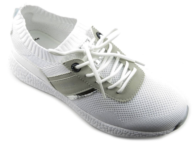 Przewiewne buty sportowe, sneakersy damskie Big Star HH274349, białe
