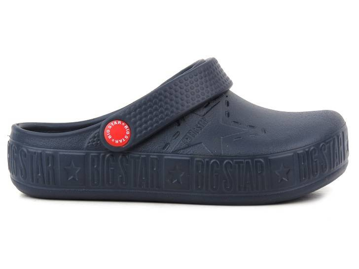 Piankowe klapki dziecięce, clogsy - BIG STAR II375002, niebieskie