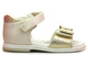 Sandały dziecięce z kokardką - Weestep R526050045, jasnozłote